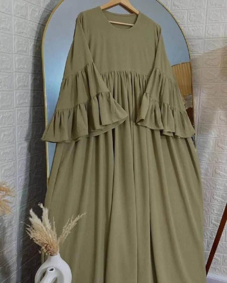 عباية كلوش باكمام واسعة