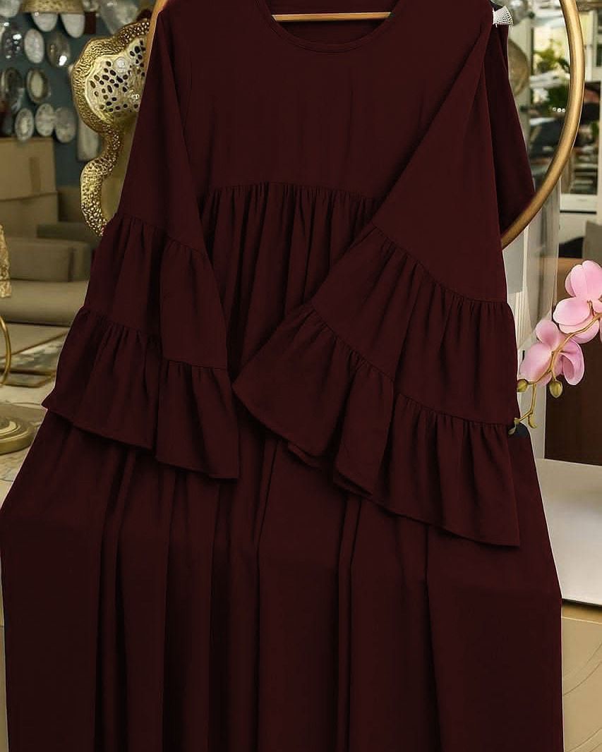 عباية كلوش باكمام واسعة