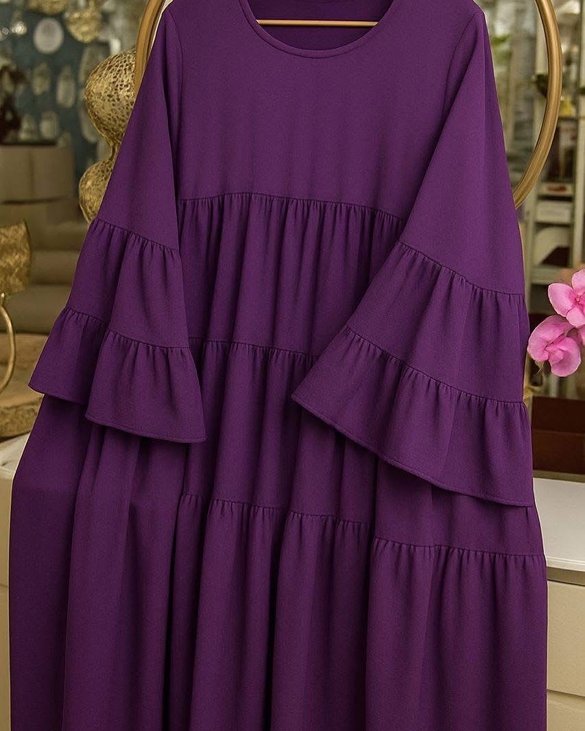 عباية كلوش باكمام واسعة